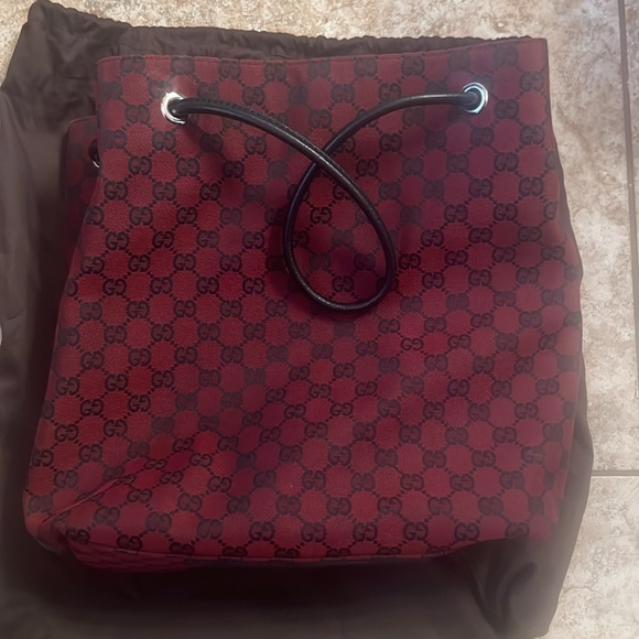 Gucci Burgundy Shoulder Bag - Picture 2 of 6